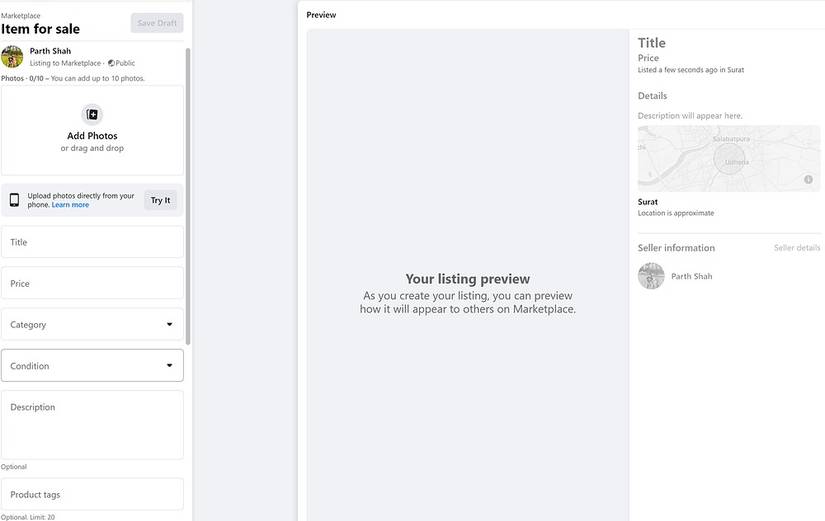 How to sell your items on Facebook Marketplace
