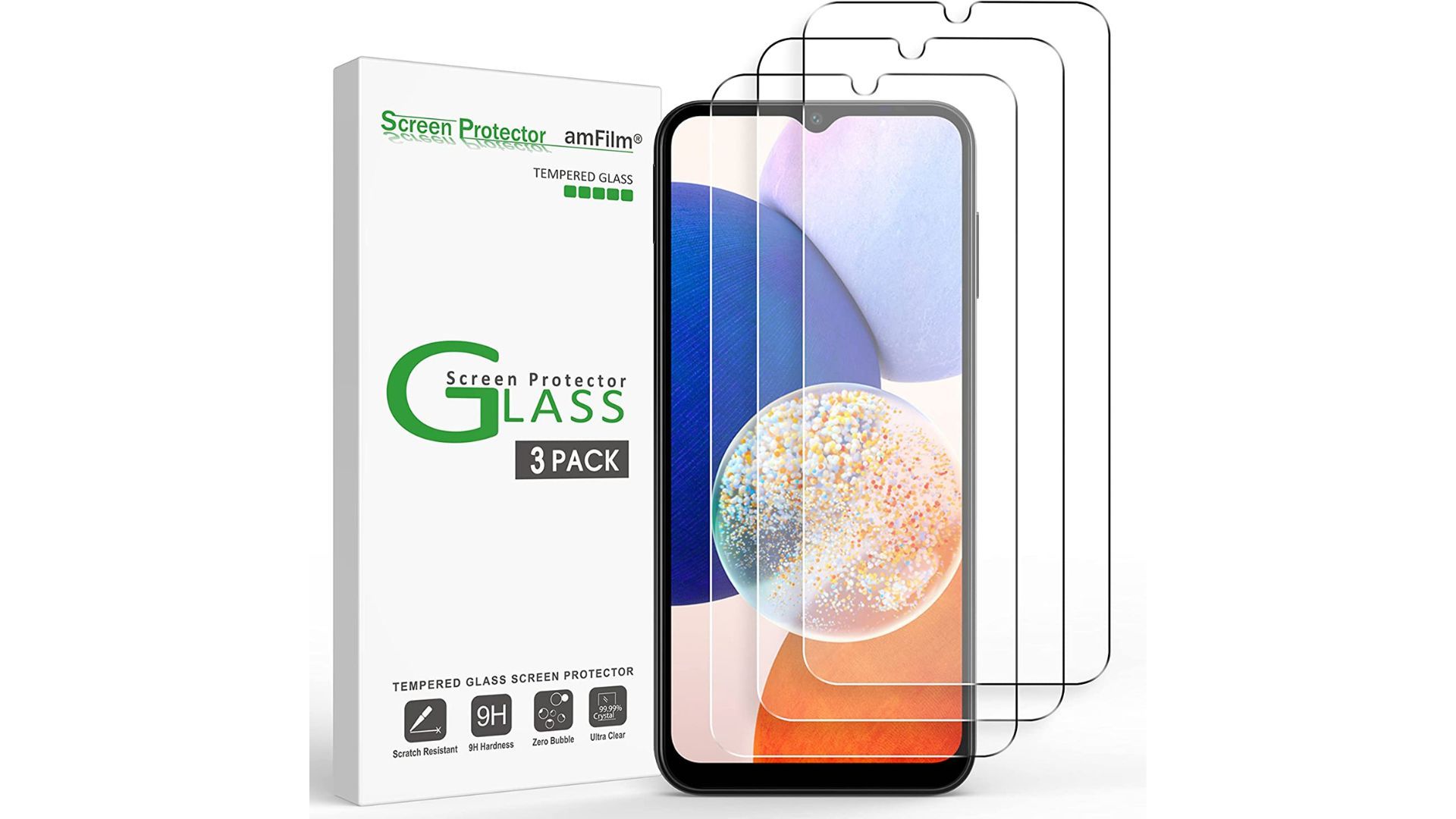 tempered glass screen protector samsung a14