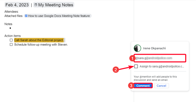 Google Workspace: How to use the Meeting Notes feature in Google Docs