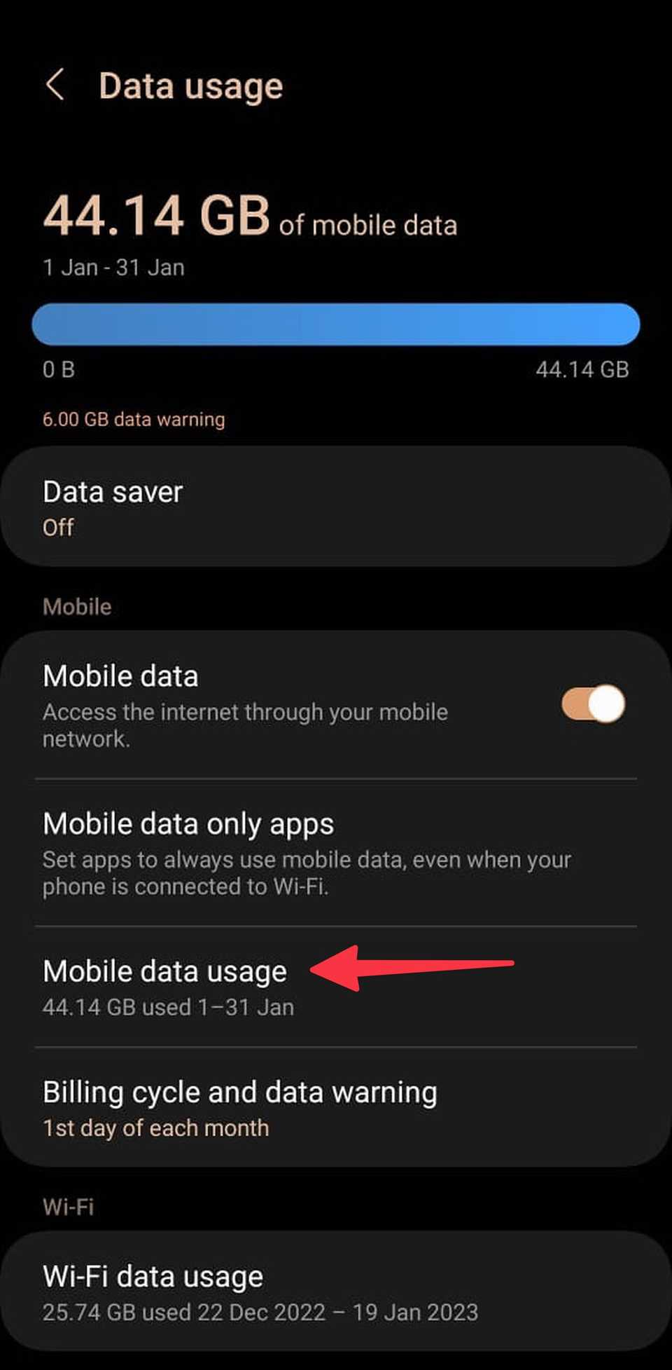 How to check your data use on your Android phone or tablet