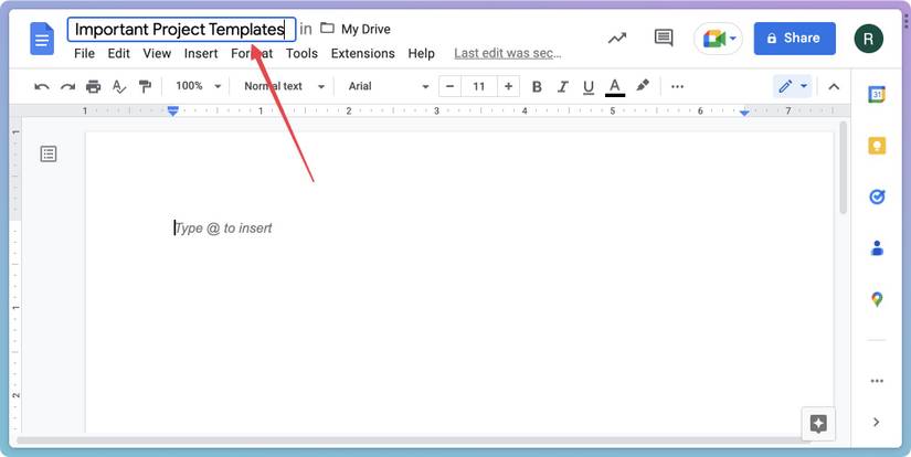 How to create and use templates in Google Docs