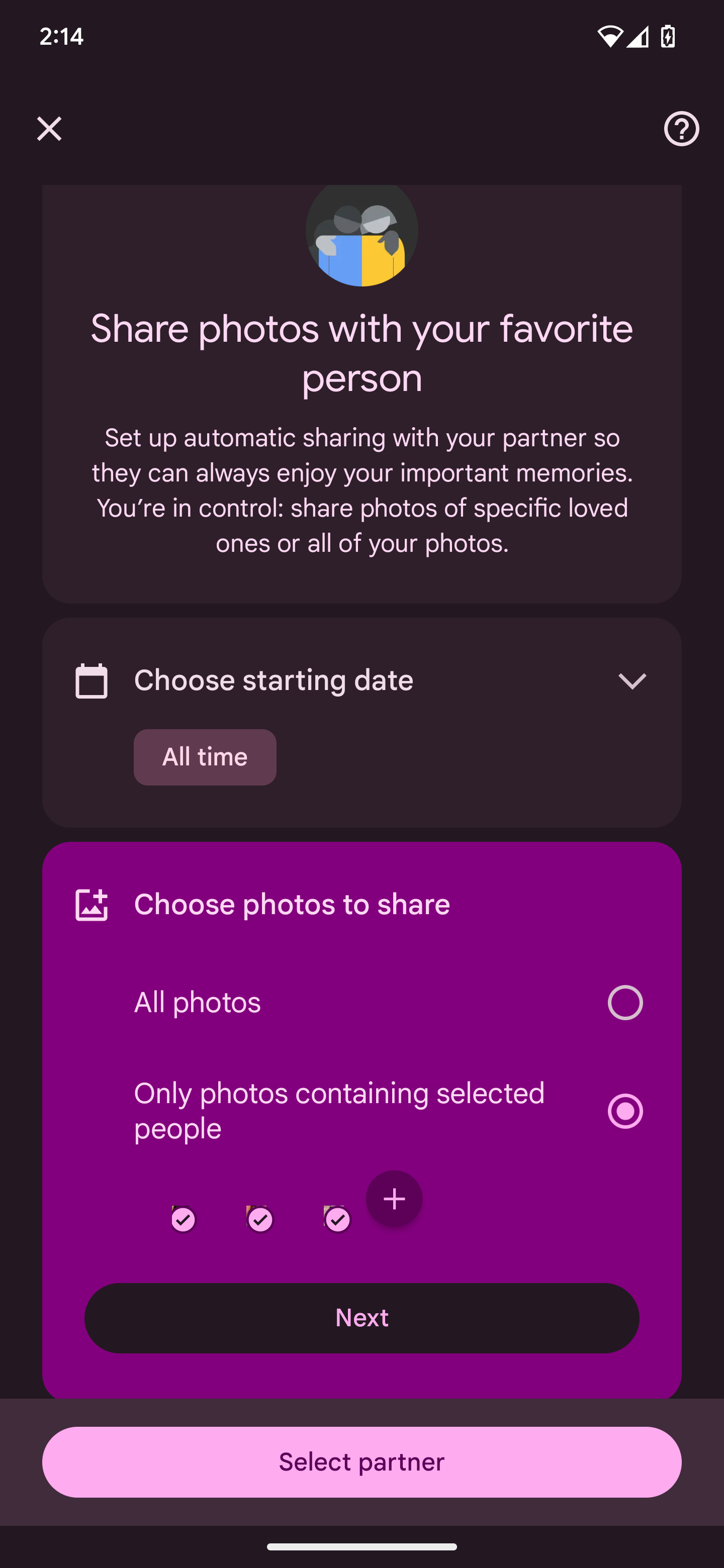 Material You seeps deeper into Google Photos with Partner Sharing