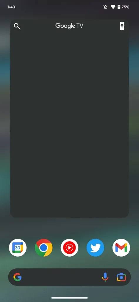 The Google TV app could be next in line to get a sleek new widget