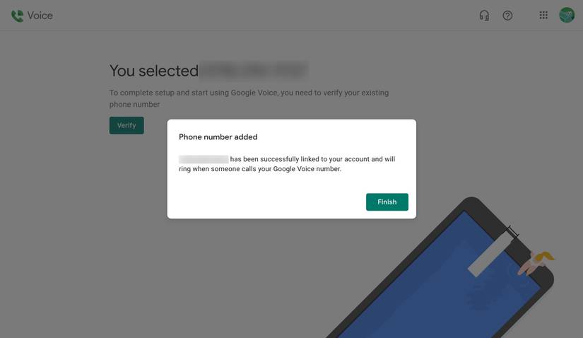 How to change your Google Voice number