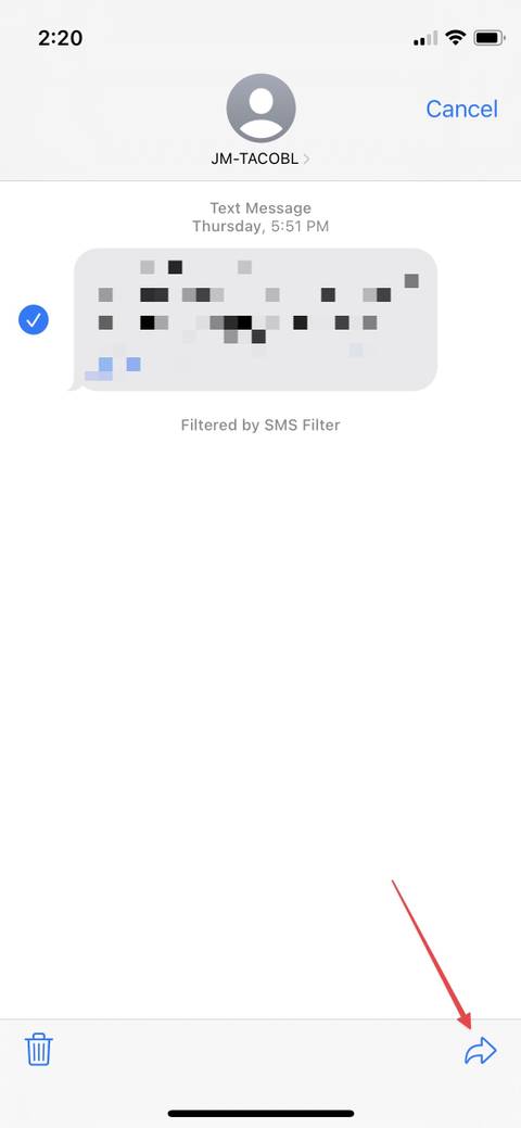 Imessage Spam Example How to report and block spam in iMessage