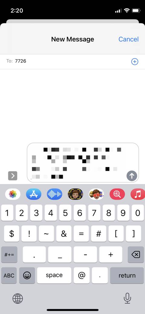Imessage Spam Example How to report and block spam in iMessage