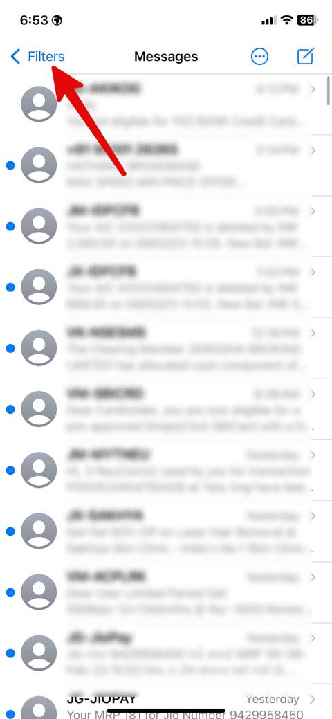 How to quickly block spam texts from email addresses