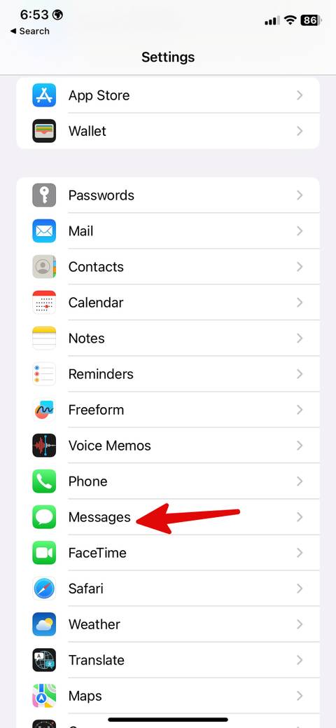 How to quickly block spam texts from email addresses