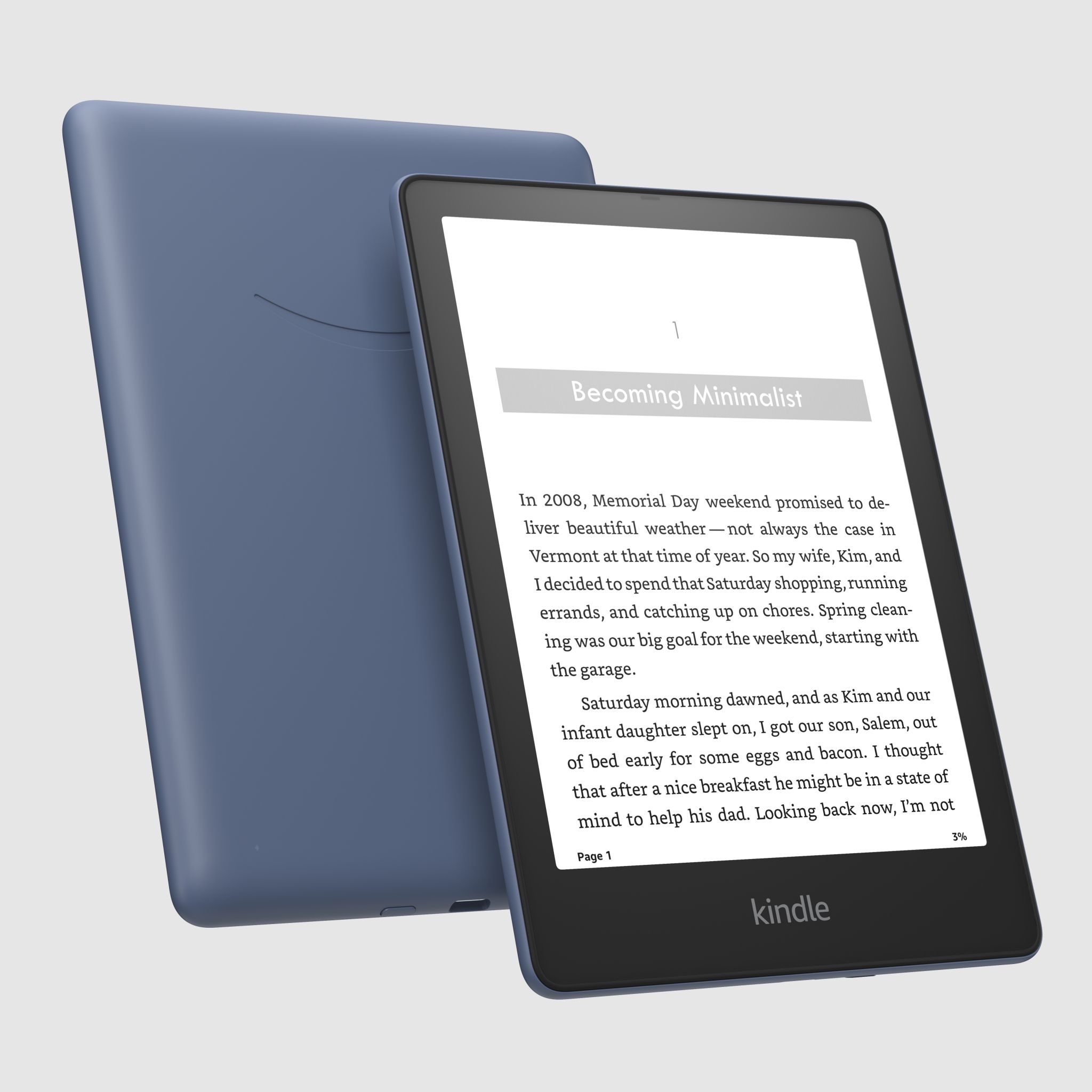 The Kindle Paperwhite now comes in two new colors