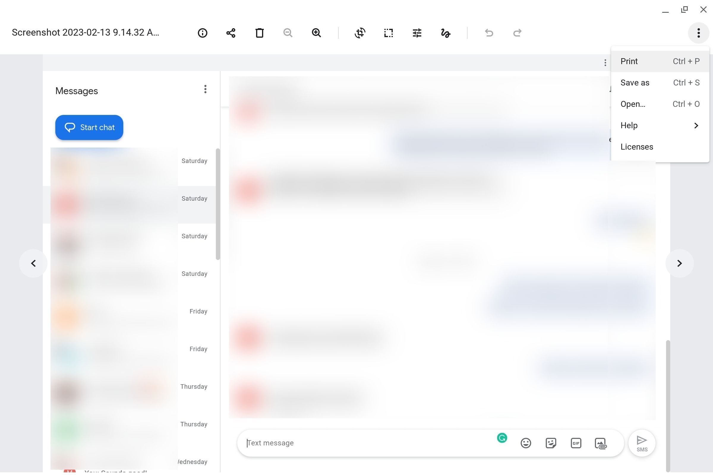 How to print text messages from your Android phone or tablet