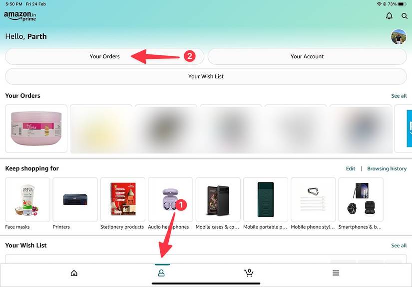 Sample Amazon Order Tracking How to track Amazon packages on your phone or desktop