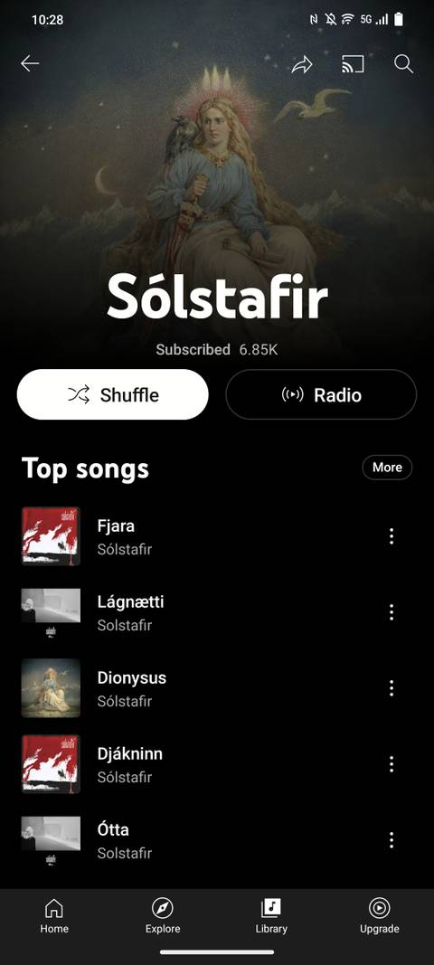 Yuutuub YouTube Music's modern playlist UI spreads to albums on smartphones