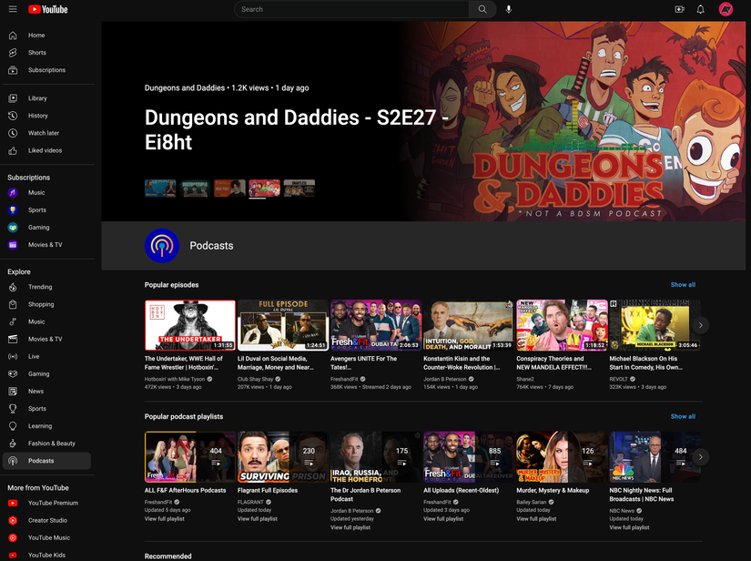 YouTube's new experiment suggests it could replace Google Podcasts
