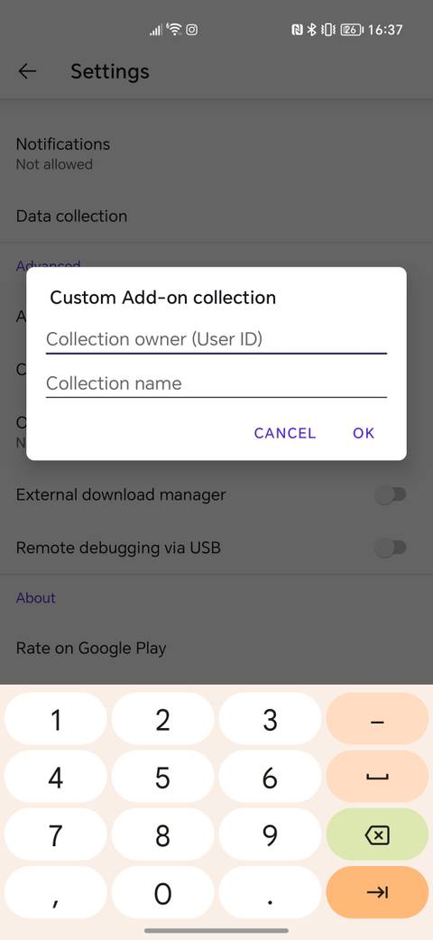 How to install any add-on extension in Firefox on Android