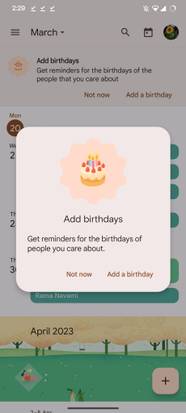 Google Calendar Might Soon Support Custom Birthday Reminders