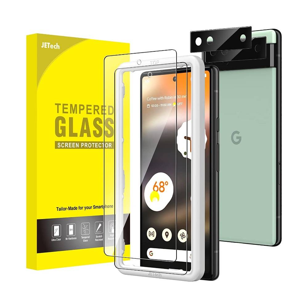 6 Pack) Designed For Google Pixel 6a Screen Protector, High Definition Clear Shield (PET