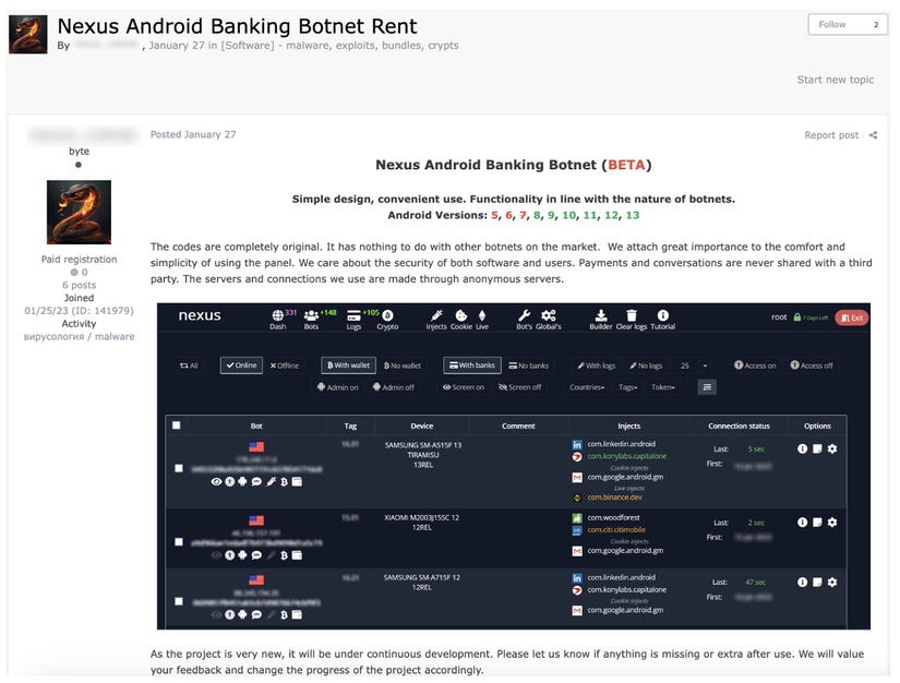 A new Android botnet trojan is out for your banking data