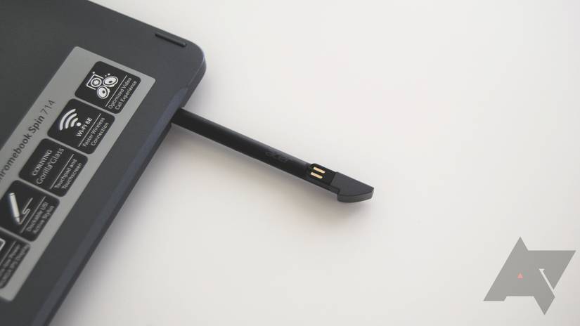 Does Acer Chromebook Spin 714 come with a stylus?