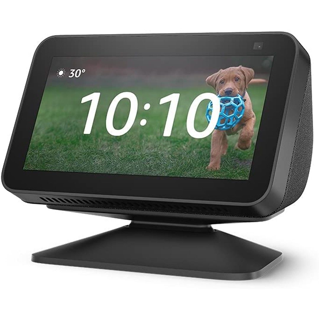 Made for  Premium Tilt + Swivel Stand for the Echo Show 8 - Easily  Adjustable with Magnet Glide Technology - Black