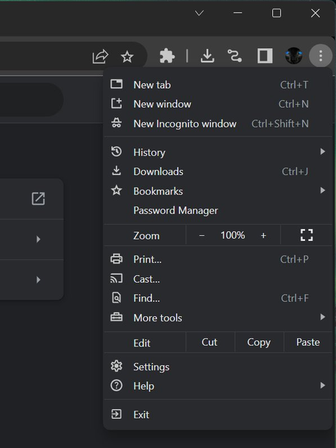 Google Chrome on PCs could add icons to the overflow menu