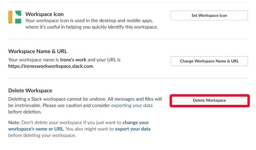 Remove Slack How to add or remove a Slack workspace