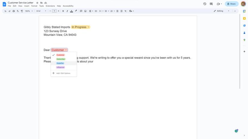 Toolbar With Dropdowns Example Google Docs: How to add drop-down menus to your document