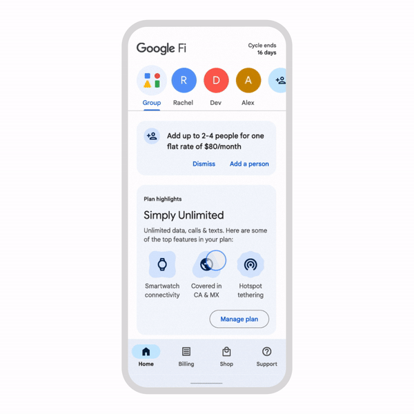 You can now add your smartwatch to Google Fi’s network for free