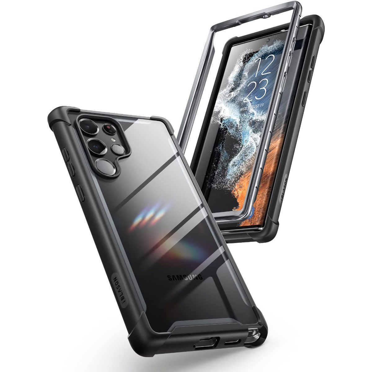 Poetic Neon Series Case Designed for Samsung Galaxy S22 Ultra 5G 6.8 inch, Dual Layer Heavy Duty Tough Rugged Lightweight Slim Shockproof Protective