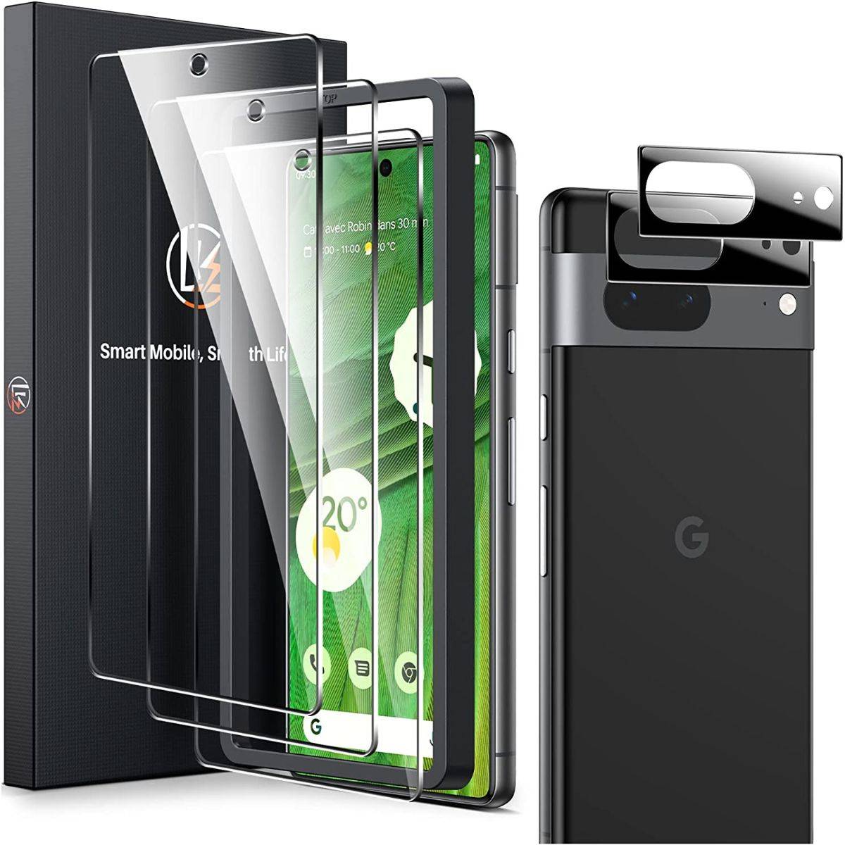 DOINK Pellicola Vetro Temperato Per Motorola Moto G200 5G: 2 Pezzi Con Durezza 9H, Copertura Totale Anti-graffio