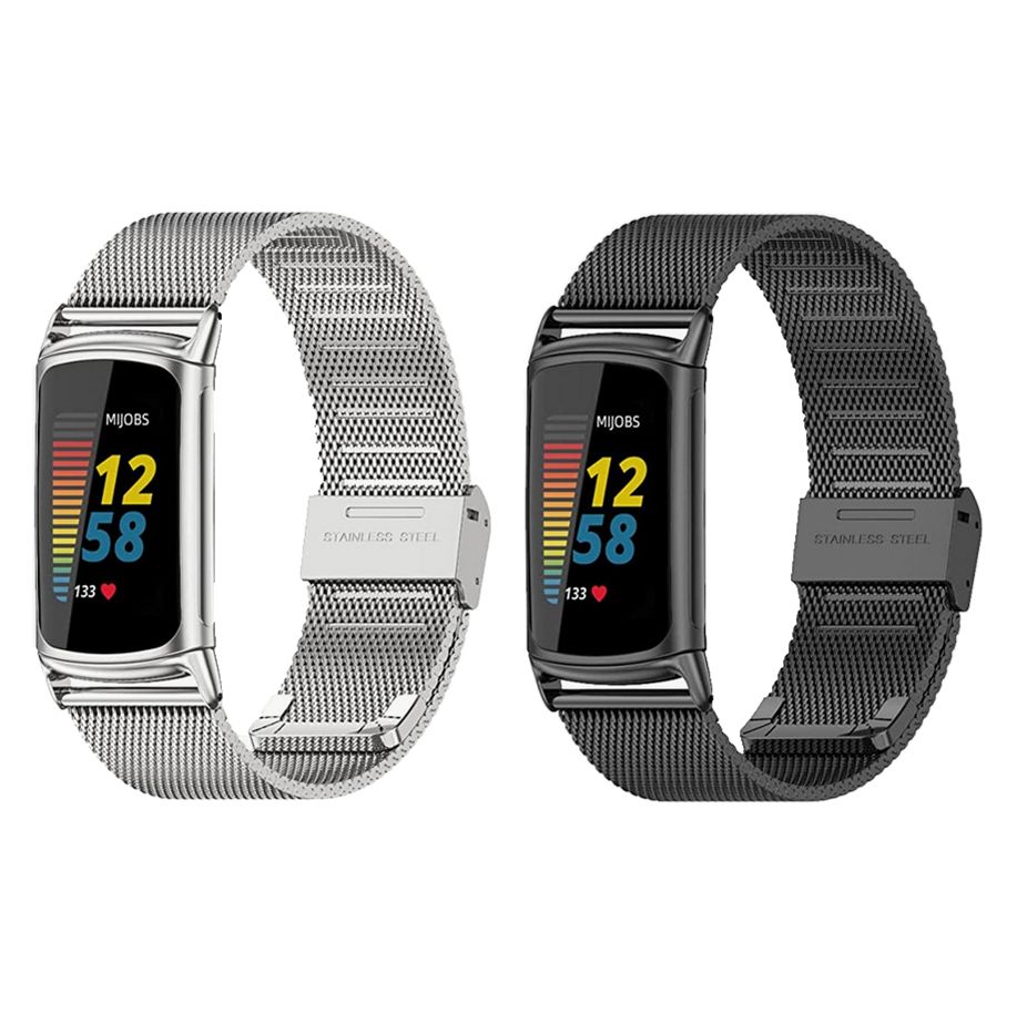  MIJOBS Strap for Amazfit Band 7 Metal Replacement Strap  Wristband Watch Strap Compatible with Amazfit 7 Fitness Tracker smartwatch  : Cell Phones & Accessories