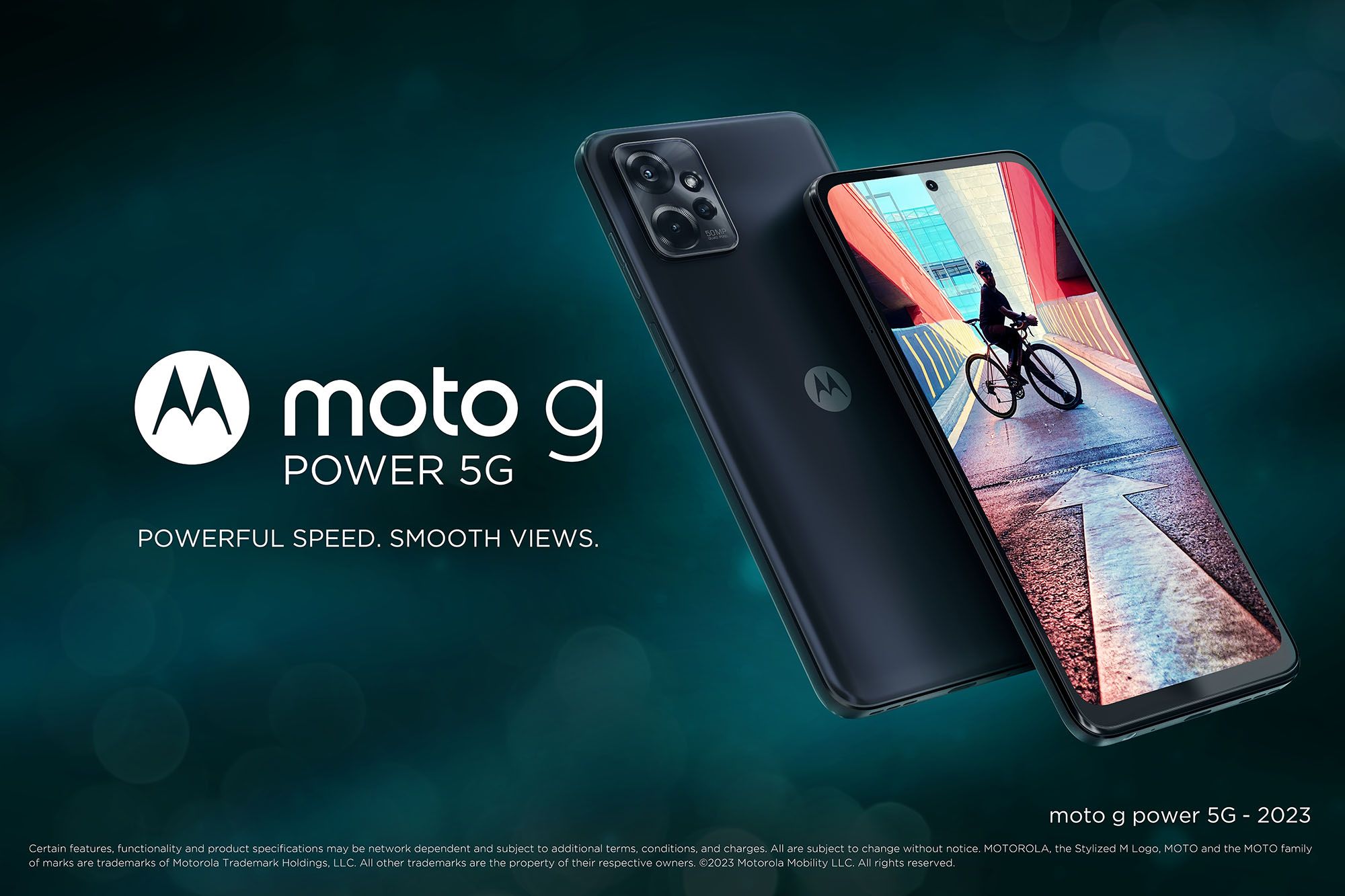 thumbnail image 2 of Motorola Moto G Power 5G 2023 Unlocked - 128GB Mineral Black With 50MP Camera 2 of 5