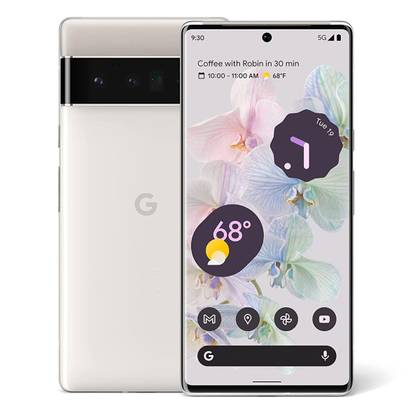 Google Pixel 6 Pro, vista frontale e posteriore