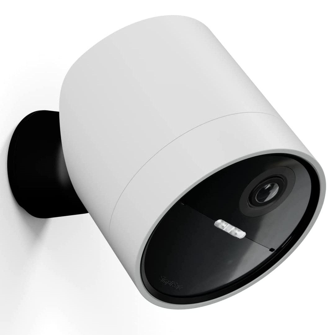 NETVUE Security Cameras Outdoor, 1080P 2.4G WiFi Home Video Surveillance  Waterproof Camera, Color Night Vision Wide View, Siren Alarm, Spotlight  Camera, 24/7 SD Card Storage & Cloud, Support Alexa Minimalist
