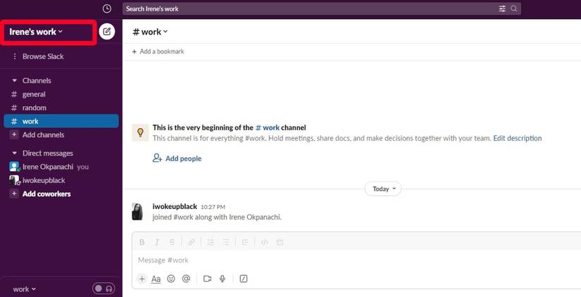How to add or remove a Slack workspace
