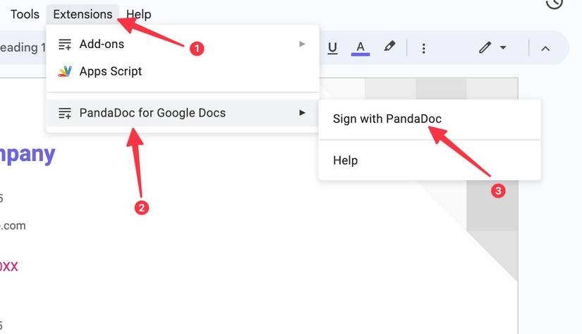 Google Docs: How to create an email signature