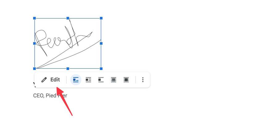 Google Docs: How to create an email signature