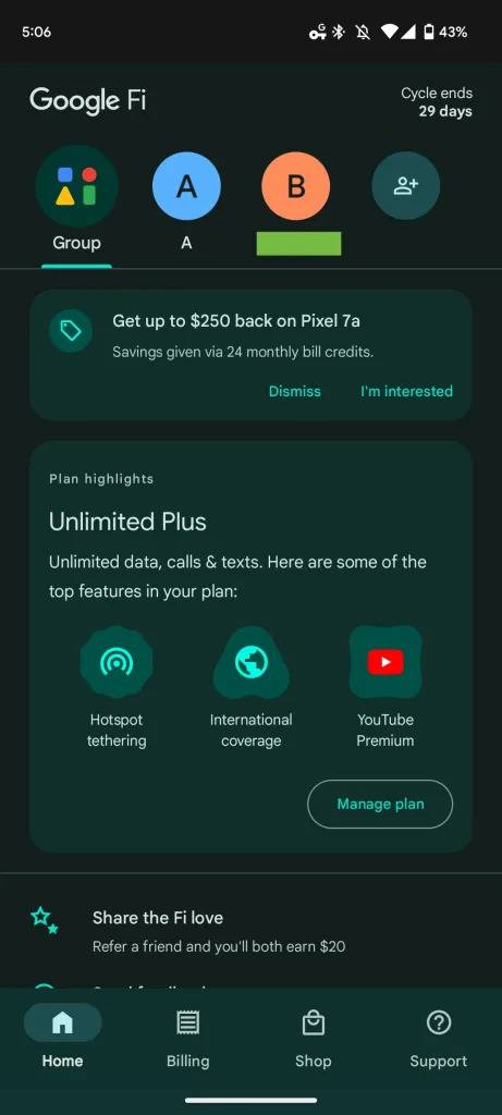 Fi Google Fi's Wireless app debuts much-needed makeover