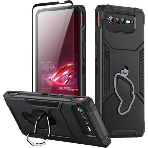 Custodia ROG Phone 6 Pro Hülle Leder Flip Geldbörse Klapphülle Ständer Wallet Flip Handyhülle Folio Kompatibel Für Asus ROG Phone 6 Pro/Phone 6