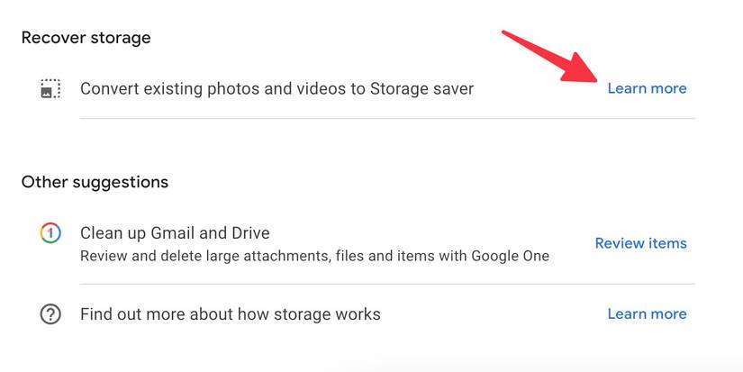 Free your Google Drive storage space