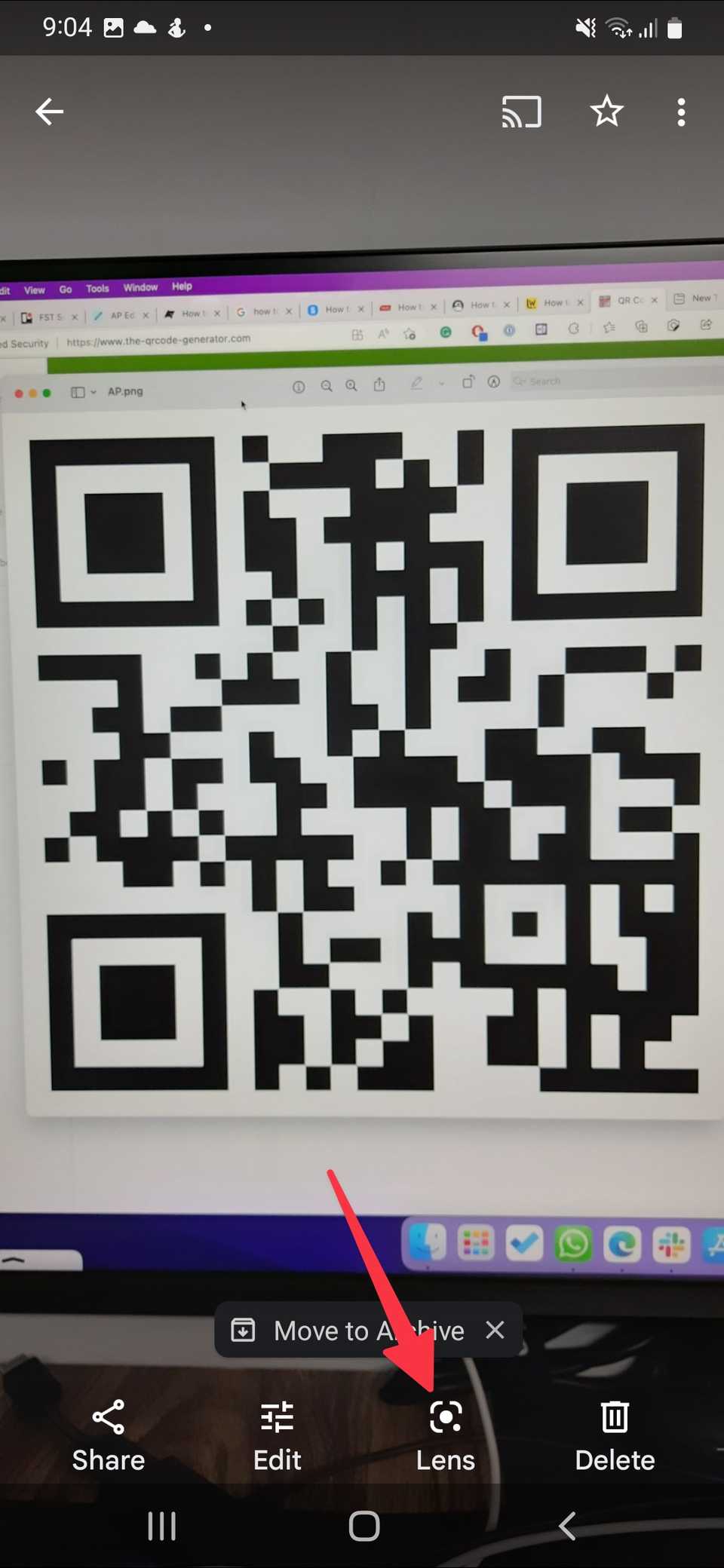 How to scan a QR code on a Samsung Galaxy phone