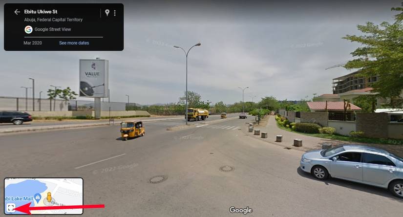 How to access Street View in Google Maps