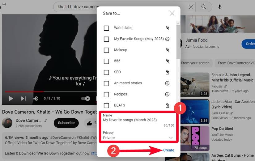 YouTube: How to create a playlist on your browser or in the app