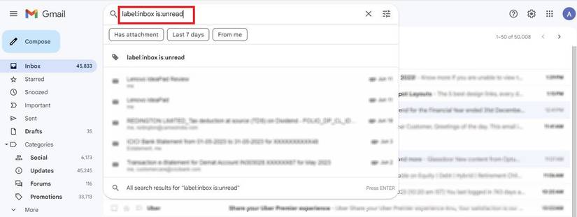 Gmail: How to mark all messages as read
