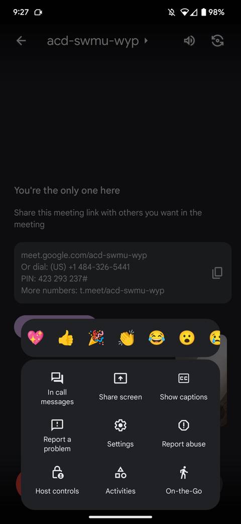 Google Meet might switch to a safer interface when it spots you're walking