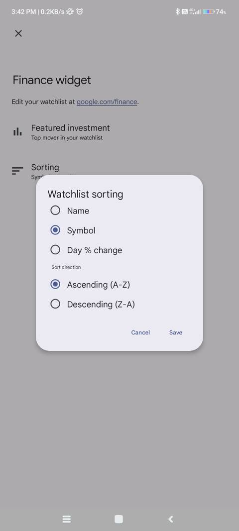 Google’s new widget puts your most important investments on your home ...