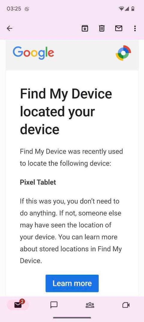 Google found a new icon for Find My Device