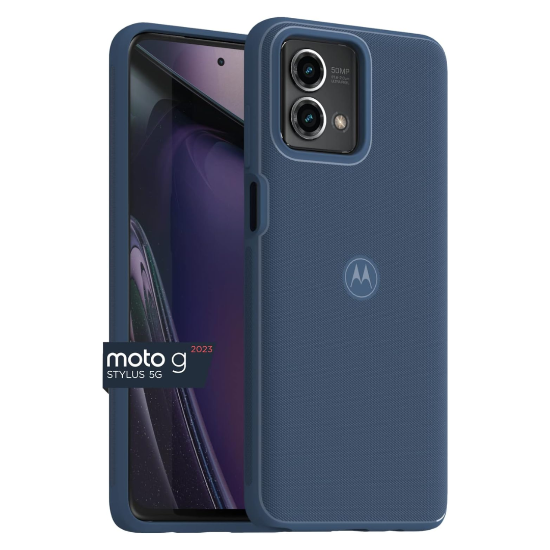 For Motorola Moto G Stylus 5G 2023 Power Play Luxury Retro Leather Square  Case