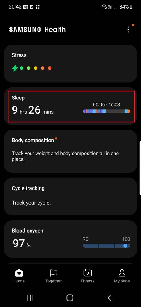 Does Samsung Galaxy Watch track sleep?1