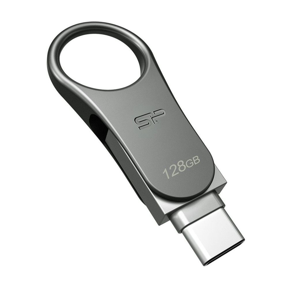 Devices Using Usb C128gb Usb C Flash Drive - Rotatable Metal Pen Drive For  Mobile & Otg Devices