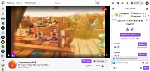 How to donate on Twitch